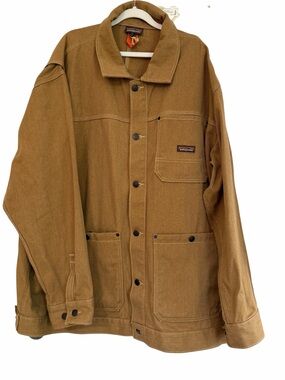 Patagonia Men’s Iron Forge Canvas Chore Coat in Coriander Brown
